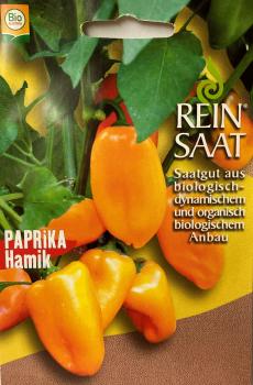 Paprika Hamik - ReinSaat Saatgut - Demeter aus biologischem Anbau